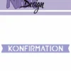 NHHD885 NHH Design dies Konfirmation banner tekster