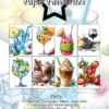 PFA139 Paper Favourites Paper Pack Party karton papir blok drikkevarer vandmelon vin drinks