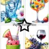 PFA139 Paper Favourites Paper Pack Party karton papir blok drikkevarer vandmelon vin drinks