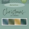 PK9194 Marianne Design paperpad Christmas at Home - Metallics karton metalliske sølv guld sort grøn