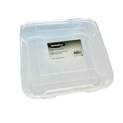 SS122 HobbyGros Storage Plastic Storage Box for 15x15 Paper kasse til opbevaring af paper scrapbooking paper karton blokke
