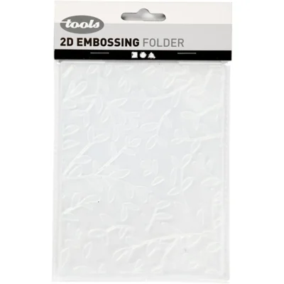 11768 Prægeskabelon Spirer bladgrene embossingfolder embossing folder