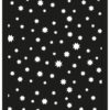 SBM005 Simple and Basic stencil Stars skabelon stjerner julemotiver