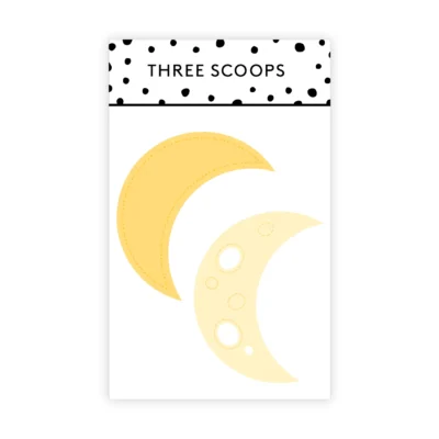 TSCD0412 Three Scoops die Måne halvmåne luna