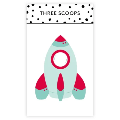 TSCD0413 Three Scoops die Rumraket space rocket apollo rumfartøj