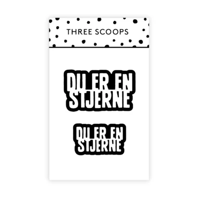 TSCD0417 Three Scoops die Du er en stjerne tekster