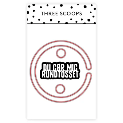 TSCD0418 Three Scoops die Spinner die Rund - Du gør mig rundtosset interaktiv die spinner