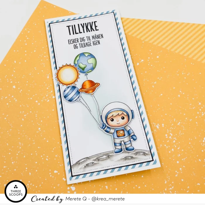 TSSL1172 Three Scoops Design stempel Elsker dig til månen og tilabge igen stempler tekster måner luna