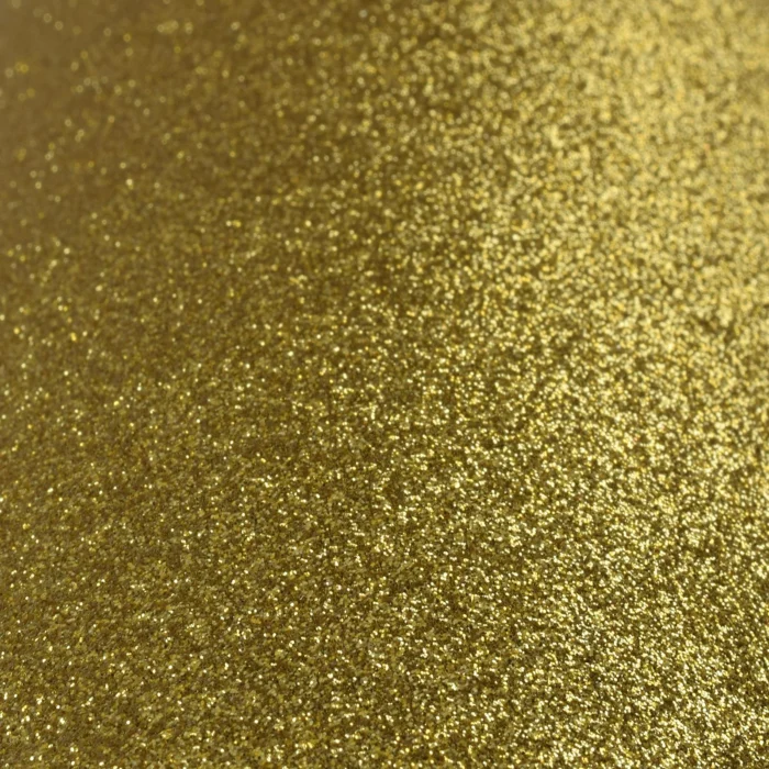 2111-037 Florence Self-Adhesive Glitter Paper Golden Yellow glimmer glitter karton papir selvklæbende gul gylden guld