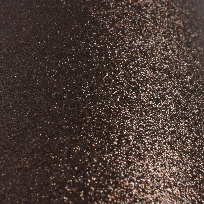 2111-039 Florence Self-Adhesive Glitter Paper Dark Brown glimmer glitter karton papir selvklæbende mørkebrun