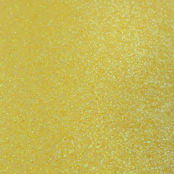 2111-040 Florence Self-Adhesive Glitter Paper Yellow glimmer glitter karton papir selvklæbende gul