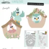 CCL-FR-CD897 Studio Light dies Accessories Birdhouse fuglehus grene bladgrene blomster