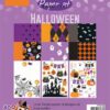 PK9198 Marianne Design Paperpad Halloween Paperset spøgelser diecuts spooky season tern øjne græskar spindelvæv edderkoppespind