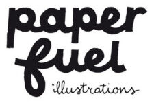 Paperfuel illustrations front logo front