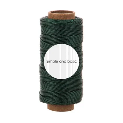 SBA710 Simple and Basic Polyester Thread Bottle Green snor snørre snøre tråd kortpynt mørkegrøn flaskegrøn julegrøn