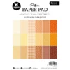 SL-ES-PPP234 Studio Light Pattern Paper Pad Autumn Oranges karton papir mønstret mønster ternet blade chevron striber blade orange halloween efterårsfarver