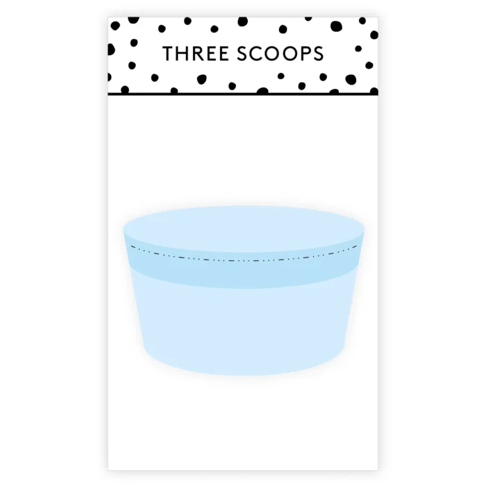 TSCD0421 Three Scoops die Slikskål die kagedåse