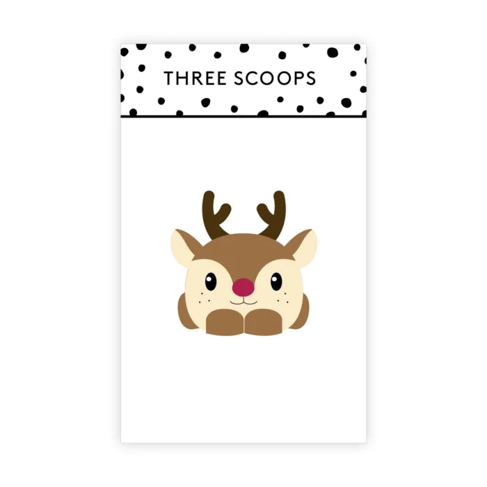 TSCD0424 Three Scoops die Rensdyr die julemotiver rudolf rudolph reindeer