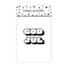 TSCD0430 Three Scoops die God Jul (Capslock) tekstdie juletekster