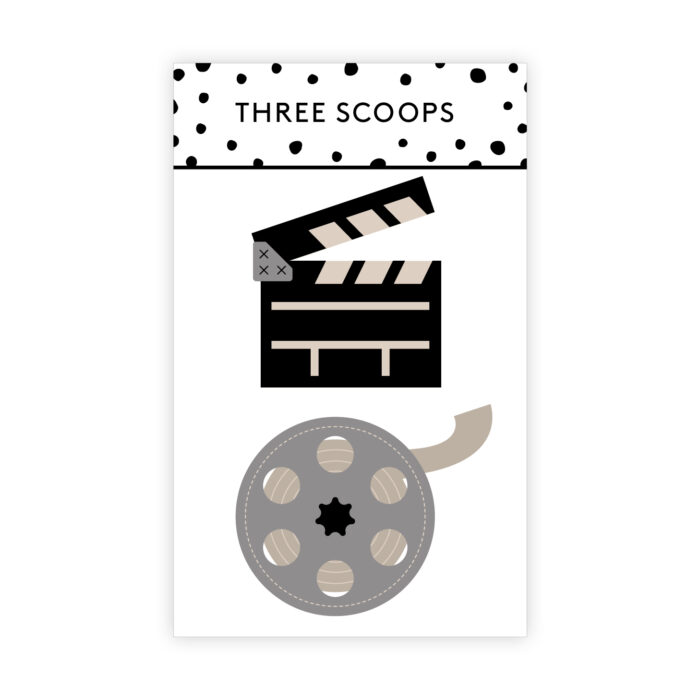 TSCD0441 Three Scoops Filmremedier dies filmruller klaptræ