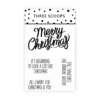 TSSM0314 Three Scoops stempel Merry Christmas stempler tekster rockin' around the christmas tree all i want for christmas is you julesange christmas songs christmas carols stamps