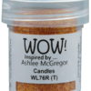 WL76R WOW! Embossing Powder Colour Blends - Candles embossingpowder embossingpulver lys flamme orange rød