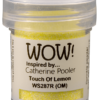 WS287R WOW! Embossing Sparkles - Touch of Lemon embossingpowder embossingpulver gul glimmer