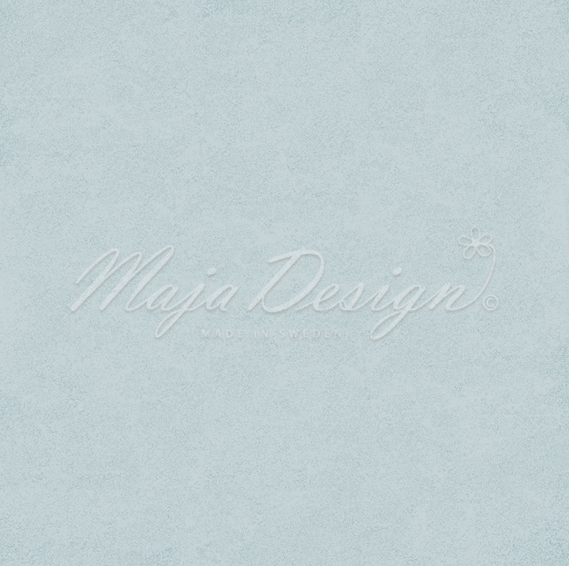 1381 Maja Design karton Mono Shades of Nostalgia Dusk Blue karton papir lyseblå