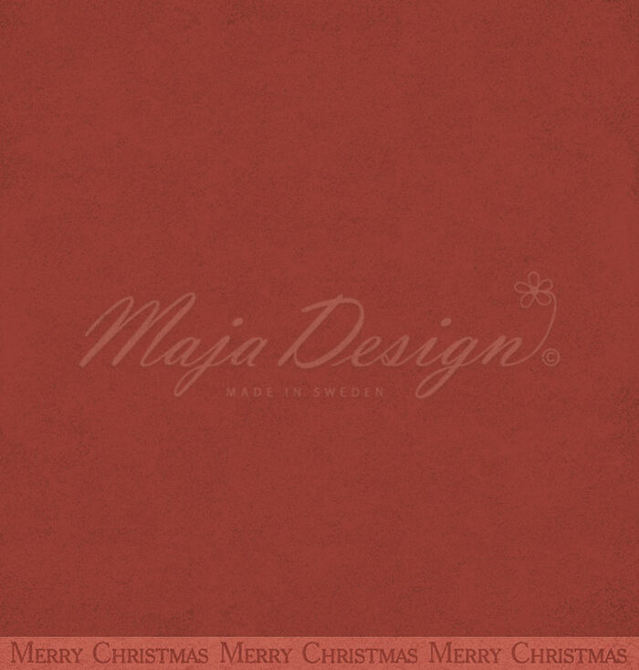 1383 Maja Design karton Mono Shades of Nostalgia Light Red karton papir rød