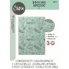 666714 Sizzix 3D textured impressions embossing folder A5 Pines 49th and market grangrene grankogler bær prægeskabelon