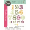 666723 Sizzix thinlits die set Folk Numbers tal talrækken catherine pooler design