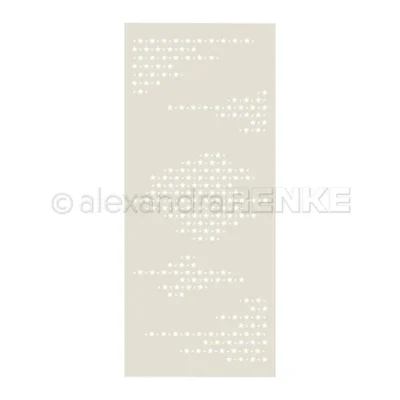 ST-AR-Mu0099 Alexandra Renke stencil Stern Zeilen skabelon stjerner