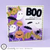 TSCD0296 Three Scoops BOO die tekst halloween TSCD0294 Three Scoops Flagermus dies