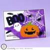 TSCD0296 Three Scoops BOO die tekst halloween TSCD0294 Three Scoops Flagermus dies