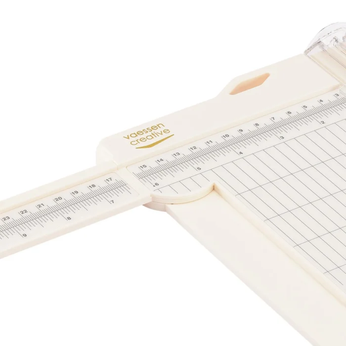 2207-108 Vaessen Creative Paper Cutter With Scoring Tool 15x30.5cm Ivory skæremaskine trimmer scoreboard hvid