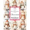 67462 Felicita Design toppers Snowman karton papir snemand snemænd