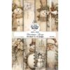 70303 Felicita Design Christmas Beige karton papir julemand snemand snemænd cremefarvet cremefarvede nuancer