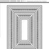 SBD493 Simple and basic die Combi Striped Frames - A7 rammer baser