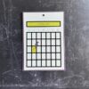 SBD494 Simple and basic die Calender for Everything kalender hjerter pile cirkel