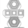 SBD499 Simple and basic die Hexagon Box æsker boks box heksagoner sekskant