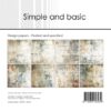 SBP541 Simple and Basic Design Papers Peeled and speckled rustikt karton papir rustikke