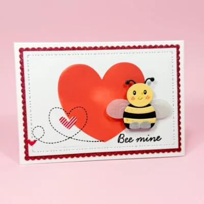 TSCD0526 Three Scoops die Bi & Mariehøne buttede dyr zoo humlebi brumbasse mariehøns ladybug