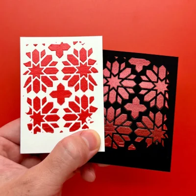 HUA95552 Simon Hurley Create Lunar Paste Red Flag metallic metallisk pasta rød